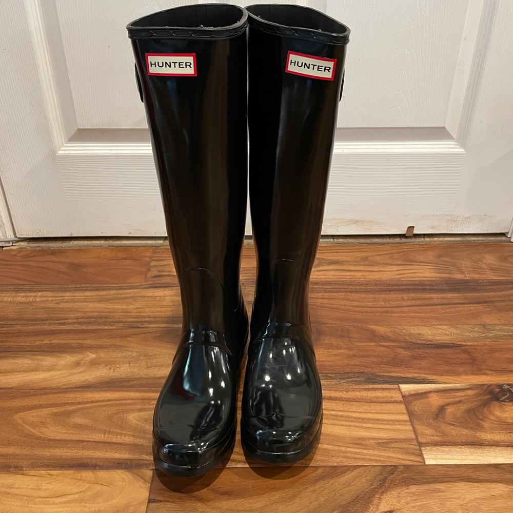Black Hunter Rain Boots - New